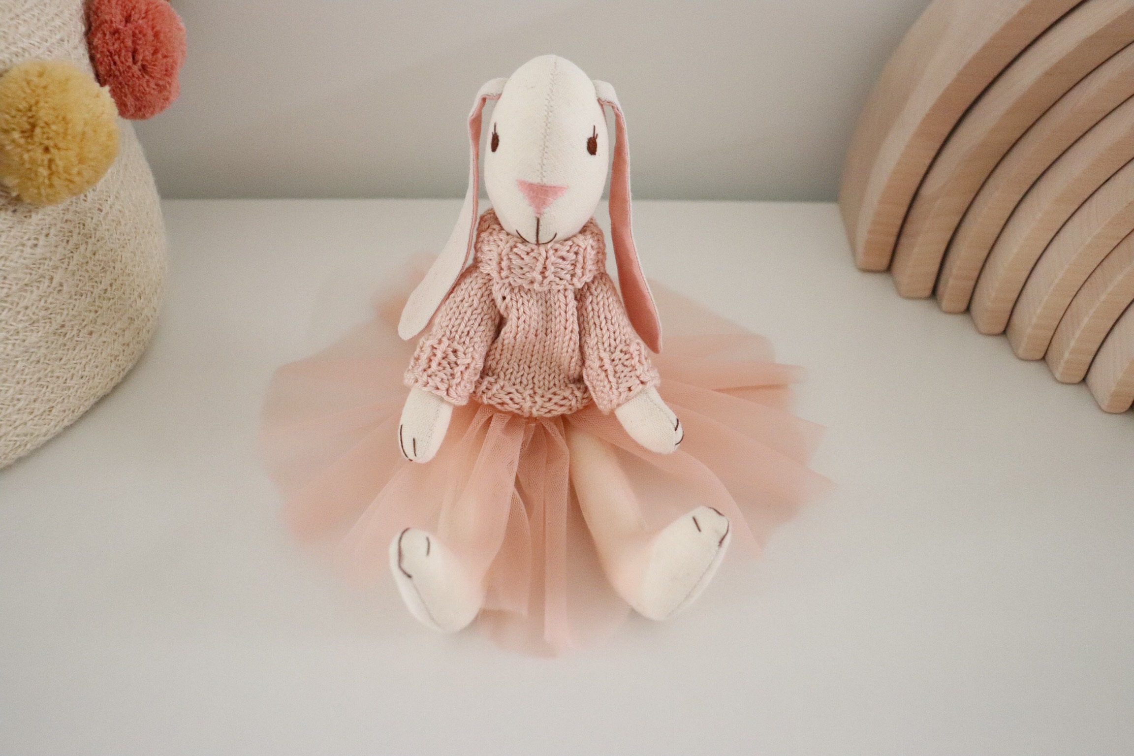 Handmade Bunny Doll / Cotton Doll - Etsy