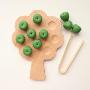 Tree Ten Frame / Tree fine motor board / Fine motor activity board