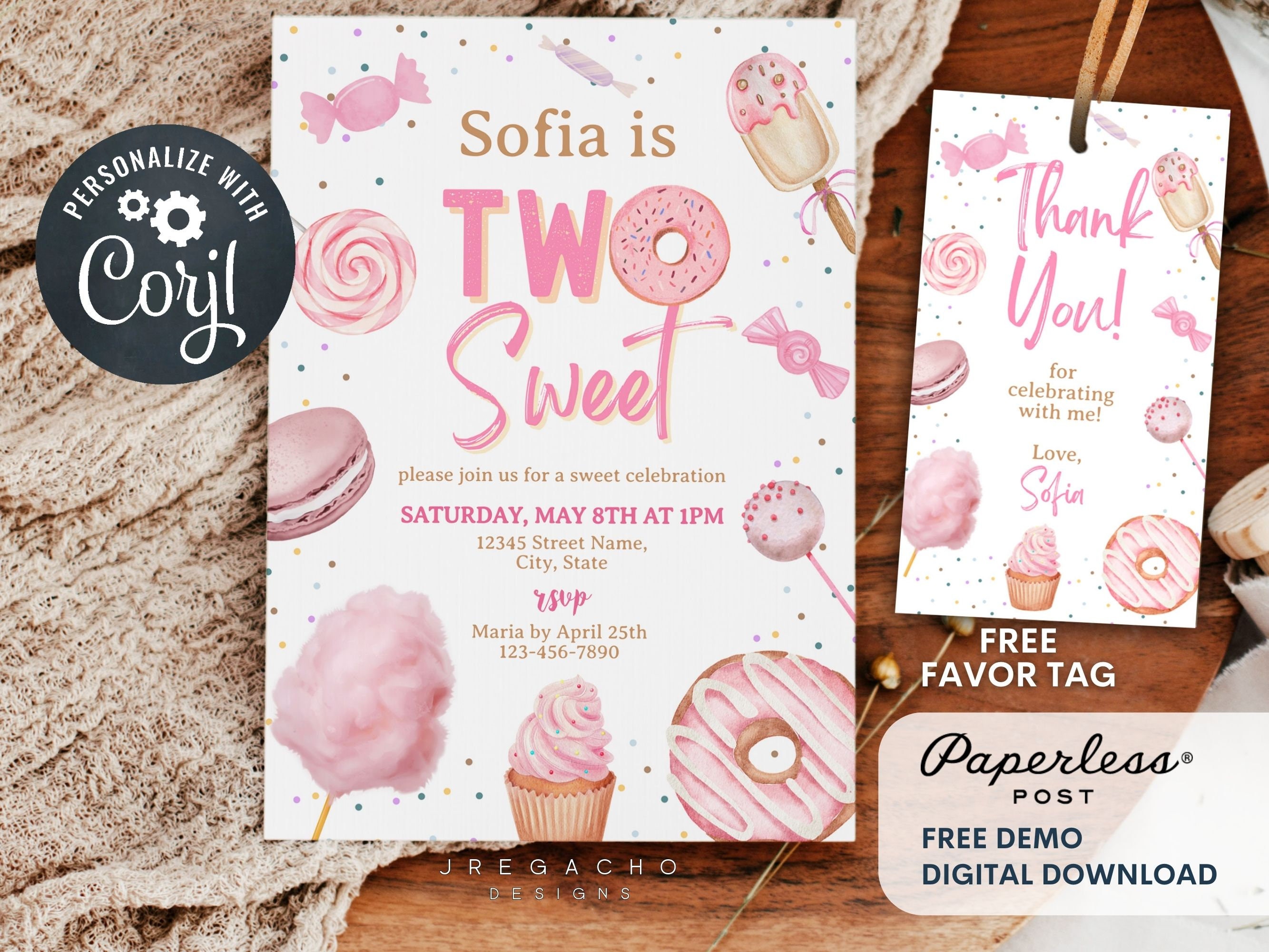 16+ Two Sweet Birthday Theme