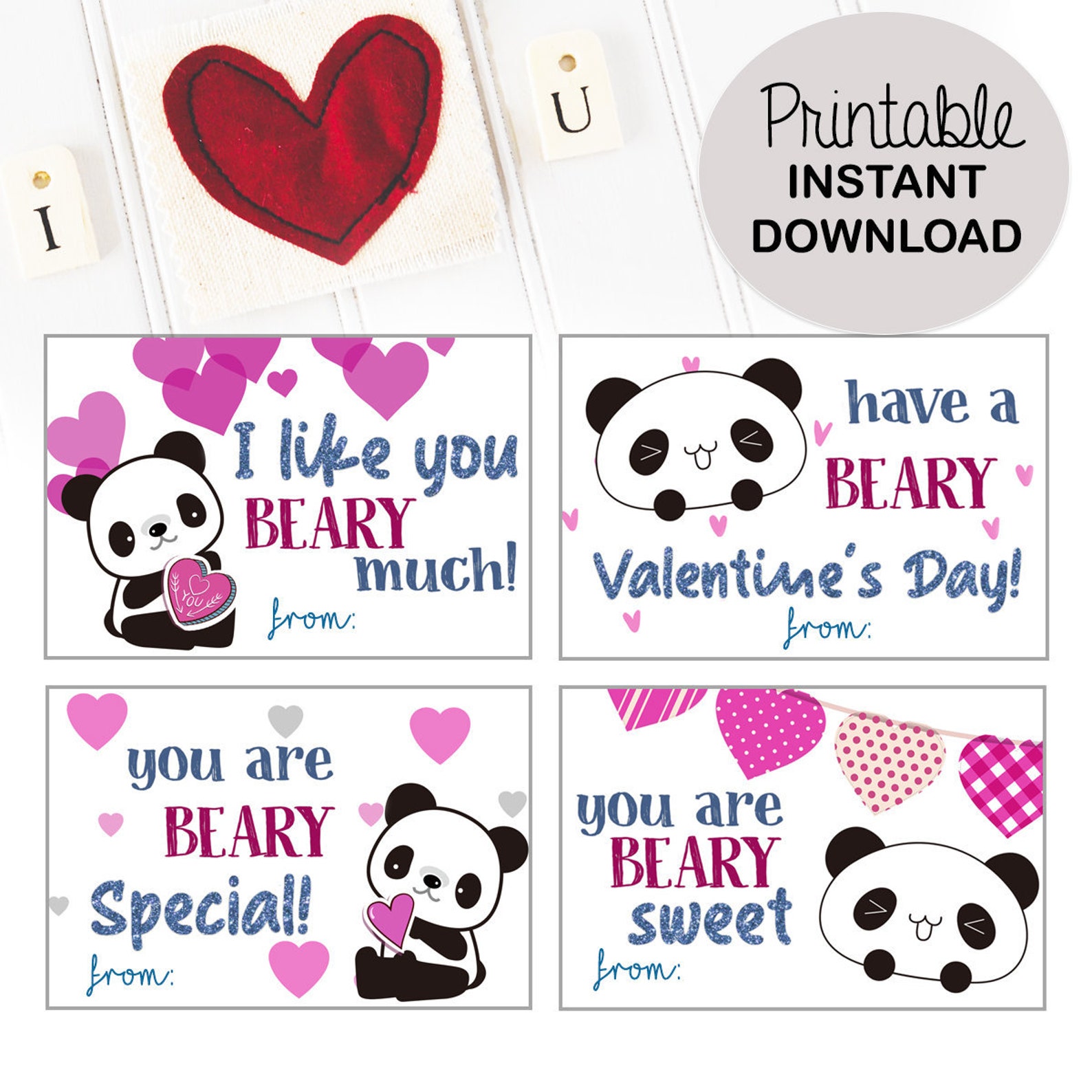 panda-valentines-day-cards-kids-valentine-s-card-etsy