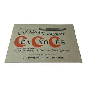 Canadian Canoe Co Peterborough Ont Canada Reprint 1999 of 1941 Catalogue