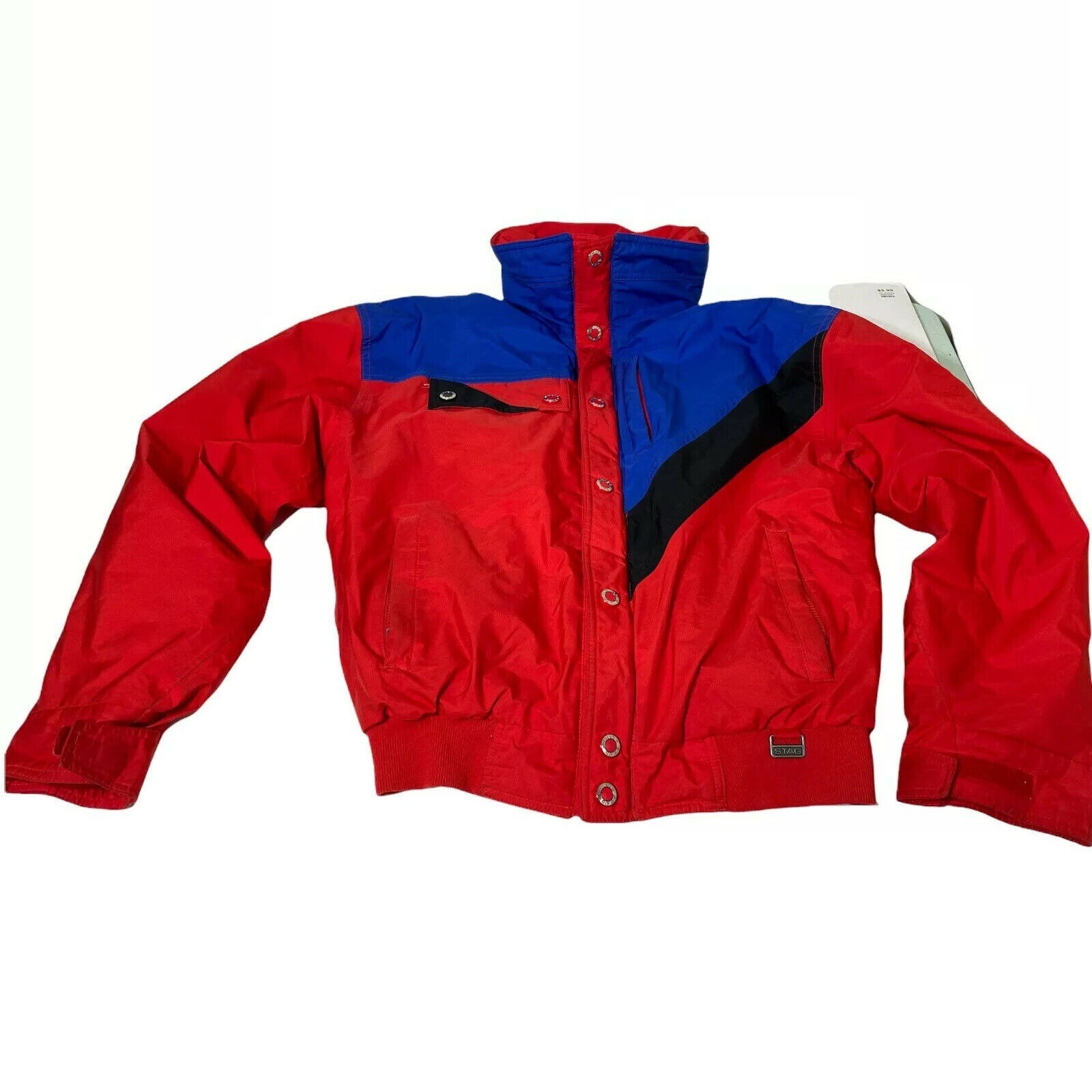 Vintage White Stag Ski Jacket Mens 