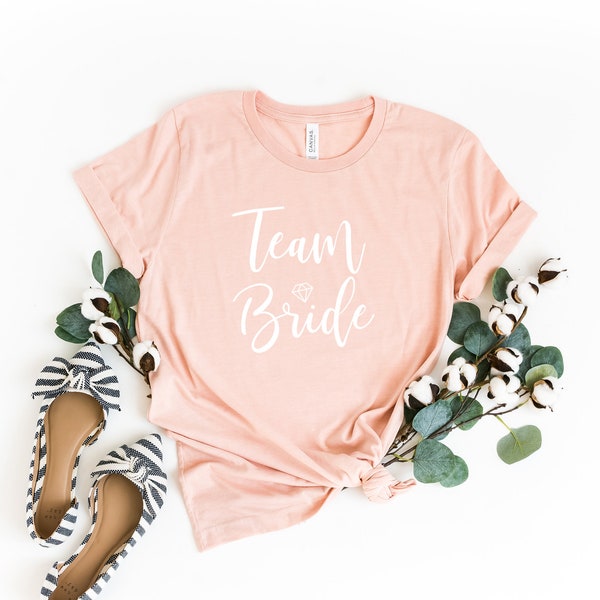 Team Bride Shirt, Bridal Party, Bachelorette Party Shirts, Hen Party Bridesmaid Shirts, Wedding Party Shirts