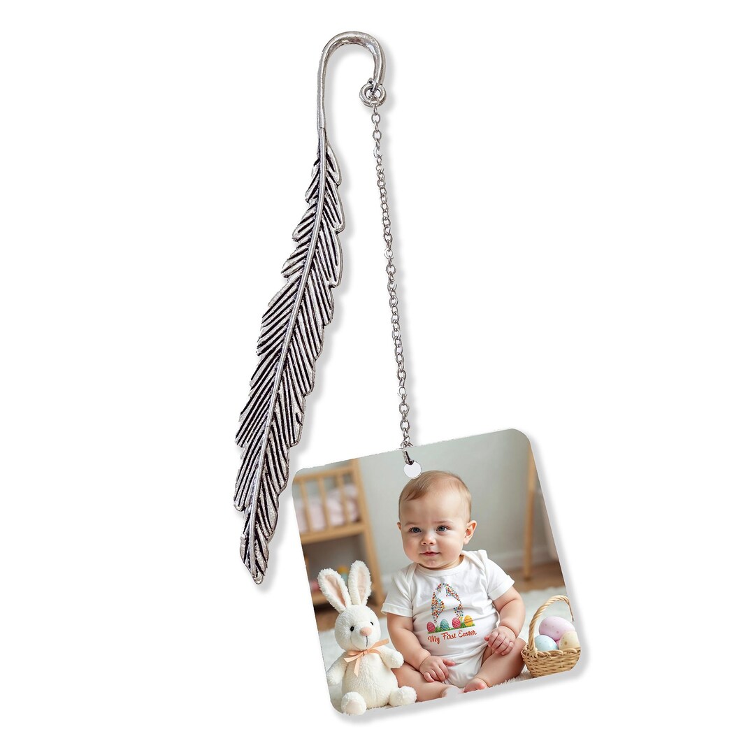 Feather Bookmark: Personalised Photo Metal Design (gift Box Included ...