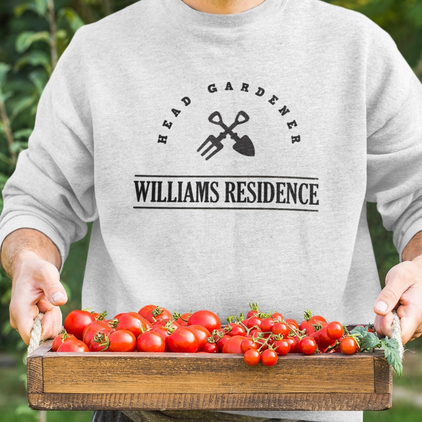 Personalised Unisex Gardening Sweatshirt: Be the Head Gardener of Your Family!