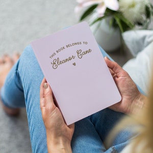 Personalised  Foil Notebook, Back To School Gift, Teacher Appreciation, A5 Custom Notebook,  Foil Name Journal, End Of Term  Softback