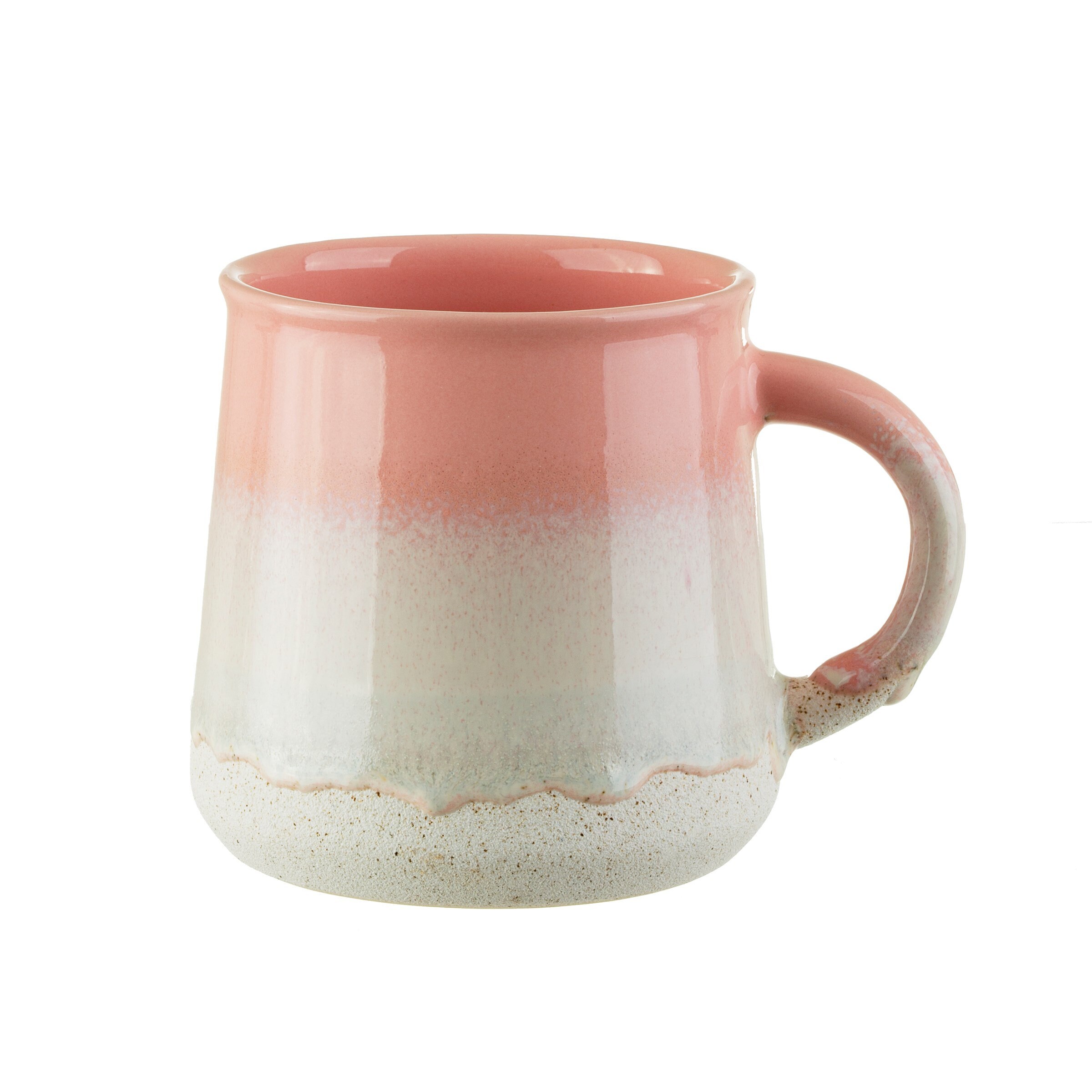 Pink Glaze Ceramic Mug Gift for Her Ombre Natural Look Pink Etsy