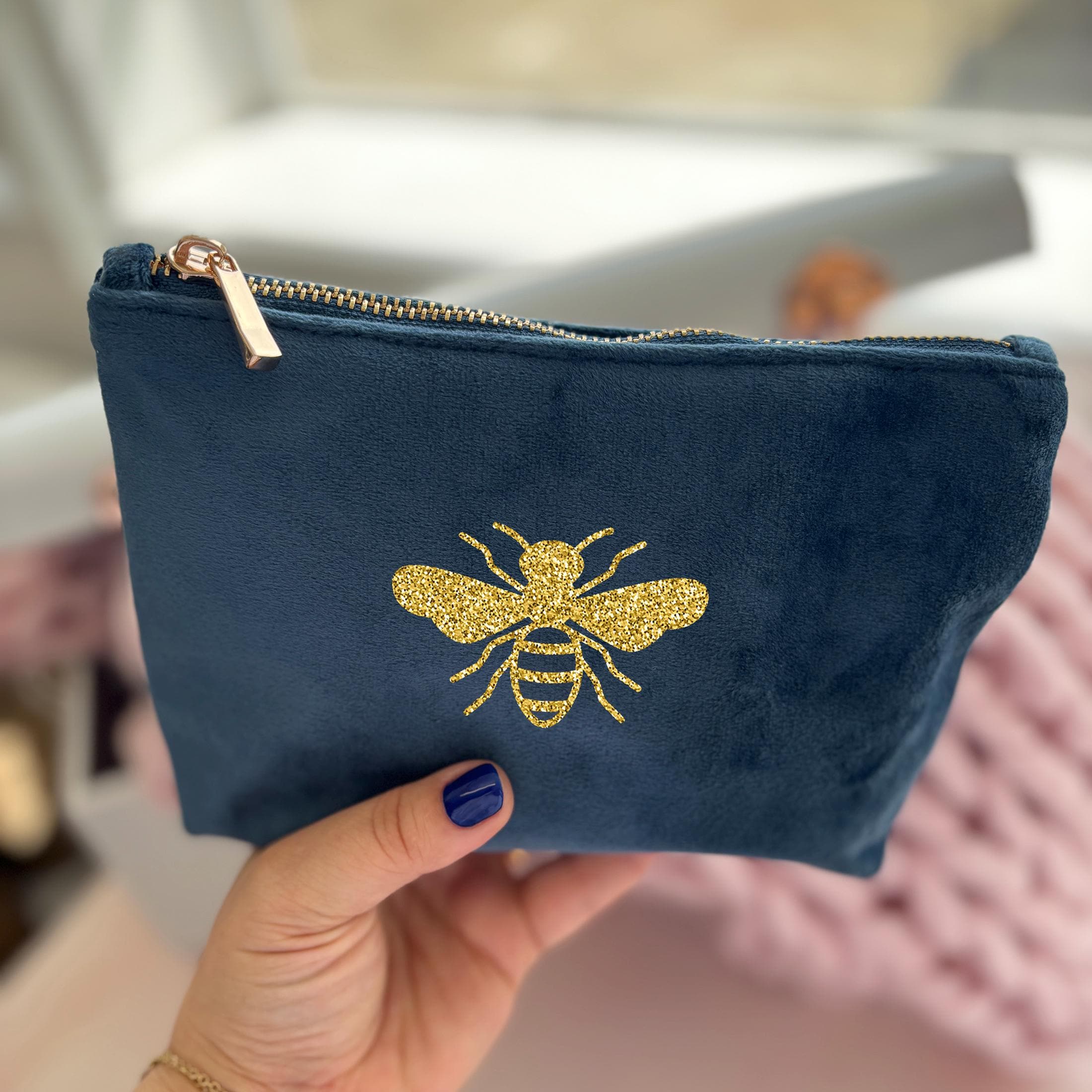 Leather Handbag Honey Bee Purse Elizabeth Scarlett Honey Bee