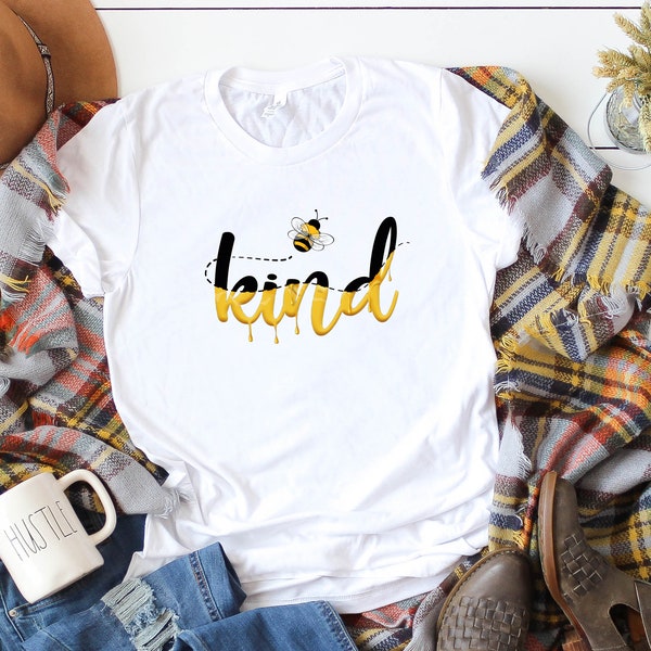 Be Kind T-Shirt, Bee Kind Gift Inspirational Shirt