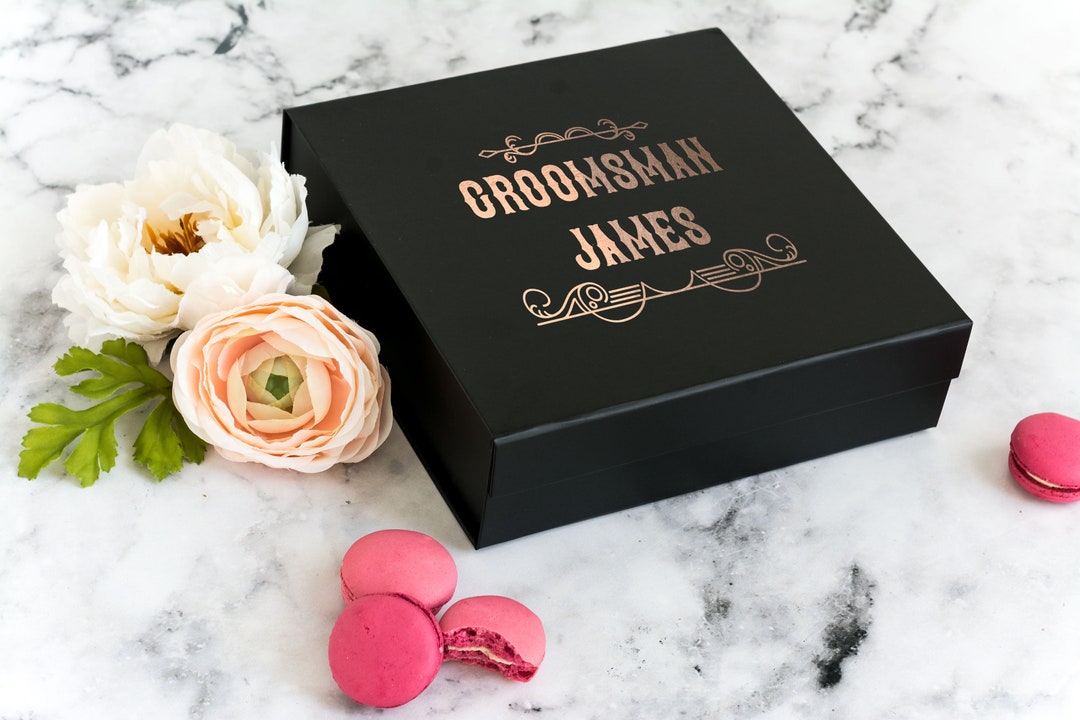 Best Man Gift Box Groomsman Gift Box Personalized Bestman Proposal Gift ...