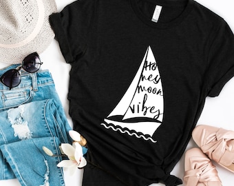 Honeymoon Couple T-Shirt, Soft Cotton Blend (Unisex Sizes)