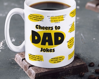 Bravo à papa blagues Mug pour la fête des pères, cadeau drôle pour papa