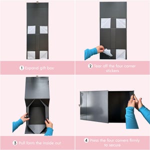 Personalisierte Geburtstag Geschenkbox: Echte Folie Druck, Name Bild 8