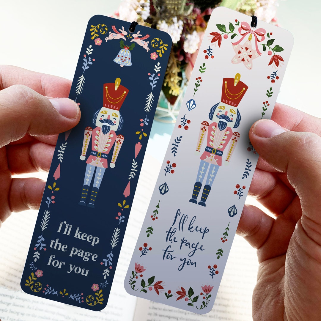 Nutcracker Bookmark for Christmas Stocking Filler Etsy UK