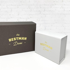 Best Man Gift Box, Personalized Bestman Proposal Gift Box, Groomsman Gift Box