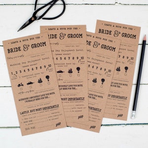 Cartes de score amusantes pour les mariés, conseils de M. et Mme, jeu de réception de mariage, jeu de 10 cartes, mariage