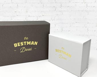 Personalisierte Trauzeuge Geschenkbox, Trauzeuge Vorschlag Box