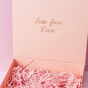 Personalisierte Geburtstag Geschenkbox: Echte Folie Druck, Name Bild 5