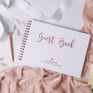 Personalisierte Hochzeitsgästebuch Alternative, Personalisiertes Gästebuch Hochzeitsaccessoires