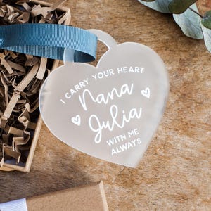 Remembrance Gift, Bereavement Gift, I Carry Your Heart With Me, Condolence Gift, Remembrance Ornament, Miscarriage Gift, Lost Loved One Gift