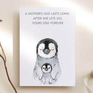 Tarjeta del Día de la Madre / Tarjeta del Día de la Madre para Mamá con Palabras Sentimentales