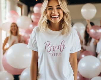 Bridal Party T-Shirt: Bride To Be Design - Unisex Fit