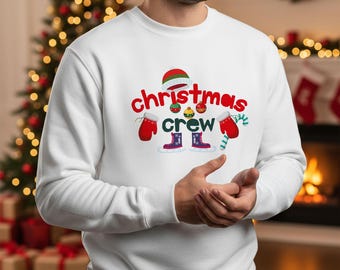 Christmas Crew Matching Sweatshirts - Family Xmas Jumpers