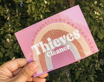 Household Cleaner Label, Printed Cleaner Label, Spray Bottle Label, Spray Label, All Purpose cleaner, all purpose cleaner, rainbow label