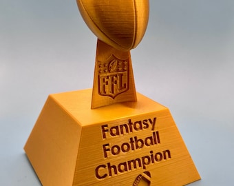 Trofeo Fantasy Football stampato in 3D personalizzabile