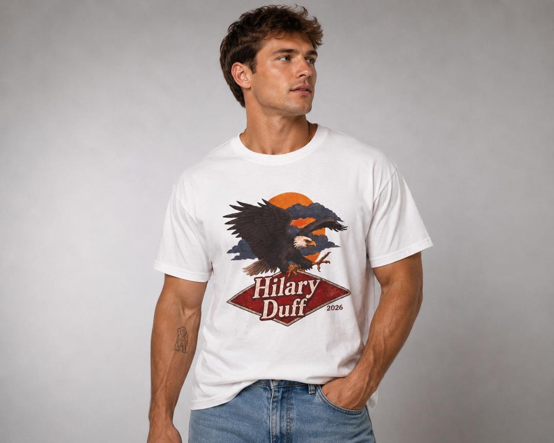 Buy Hilary Duff Eagle Graphic T-shirt Official (mine) | Fan