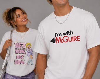 Y2K Im With McGuire T-Shirt | Hilary Duff Lizzie Herren-Konzertshirt