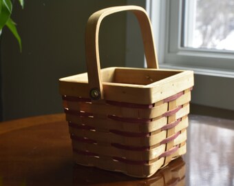 Petit panier tressé en bois - panier de poupée - décoration de poupée - petit élément décoratif pour clapier
