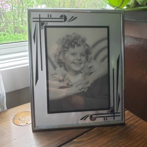 Shirley Temple In Art Deco Frame - Antique Frame