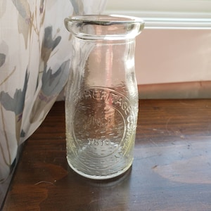 Heritage Diary - Small Milk Bottle- Vintage Kitchen Decor