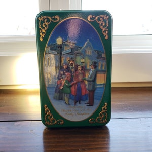 Vintage Hershey Chocolate Tin Holiday Clsssics Series - Canister #8 - Carolers