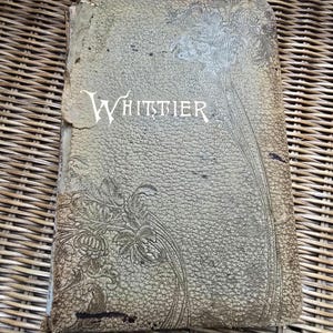 Whittier Poetry - Victorian Literature - Sold asis