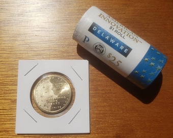One 2019 Innovation Dollar - Annie Jump Cannon - Classifying The Stars - Delaware - One Dollar Coin - P - Philadelphia Mint - Golden Dollar