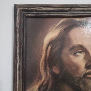 Jesus - Late Century - Original Black Frame - ASIS