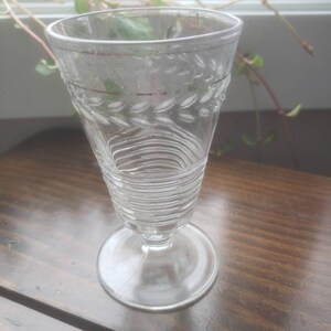 Pressed Double Gold Trim Federal Glass - Glamorous Pedestal Cardinal Style Table Ware