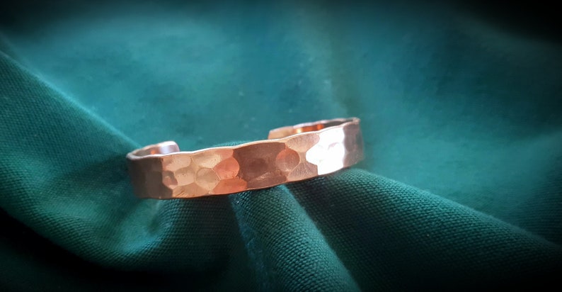 Copper bracelet and magnets, Men's and Women's copper and gold bangles, Healing jewelry, healing bracelets, Men's ethnic jewelry image 5