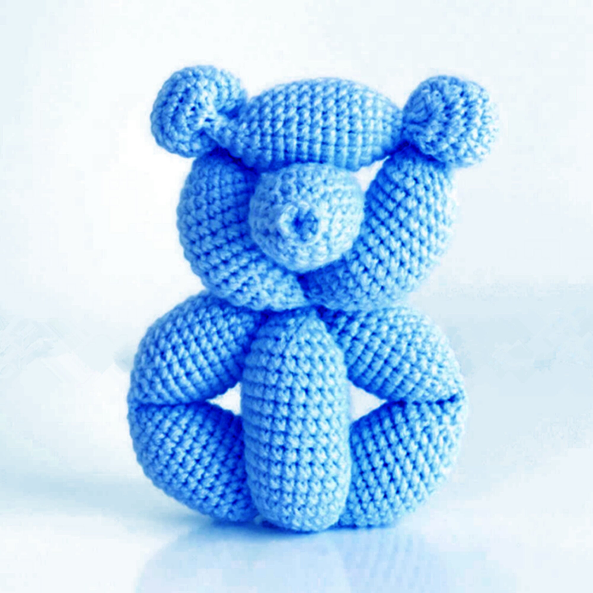 Balloon Animal Bear Crochet Pattern Instant Download Bear Amigurumi