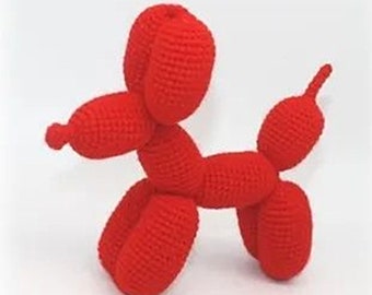 Balloon Animal Dog′ Crochet PATTERN ONLY Instant DOWNLOAD! Puppy Amigurumi, dog balloon animal crochet pattern, puppy balloon animal pattern