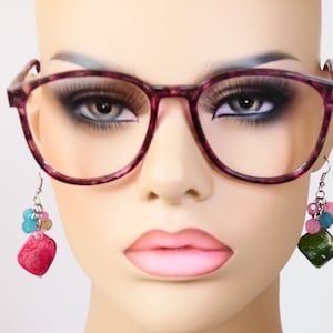 Vintage POGO EYE Purple Eyeglasses Used Frame