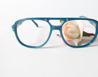 Vintage JONES Newporter Deluxe 379 Eyeglasses Designer Used Frame Made in France