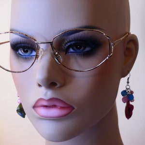 Vintage PASCALE Mod 6015 by Charmant Eyeglasses Designer Used Gold Frame Made in ITALY