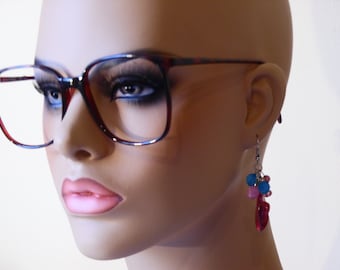 Vintage RAINBOW Mod.133 Eyeglasses Used Frame Made in Italy 55016 334