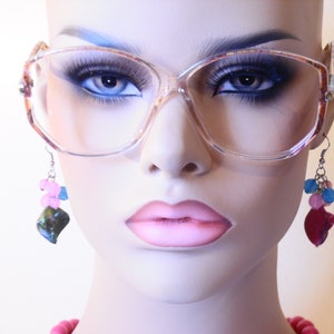 Vintage Womens Silhouette SPX  M1793 /20 Eyeglasses Designer Amber Brown with Gold Accent Eyewear Made in Austria