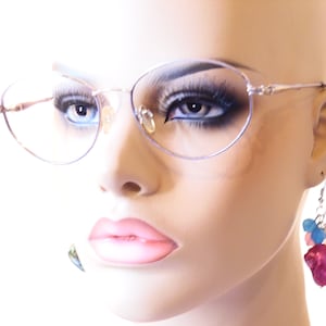 Vintage Womens Sophia Loren    M  86   Zyloware 095 Eyeglasses  Used Frame  Made in China.