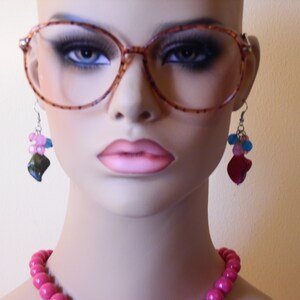 Vintage Womens UNIVERSAL Blass 10 Eyeglasses Designer Used Frame Made in Japan