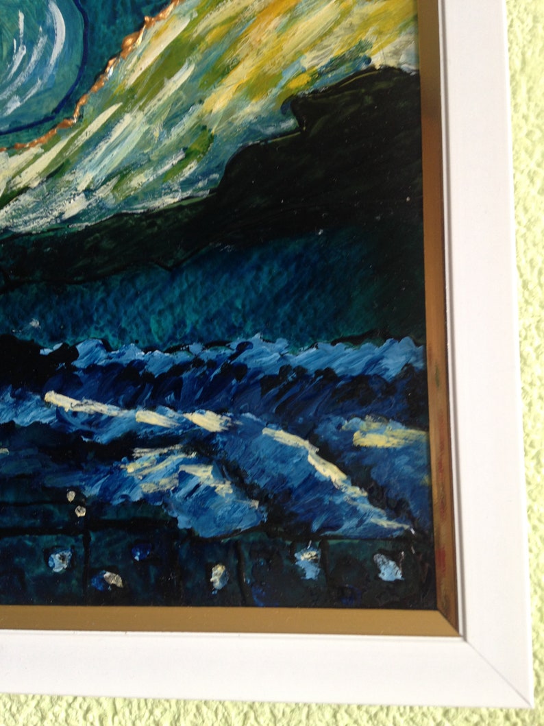 The Starry Night by Vincent Van Gogh Reproduction Stained Glass ...